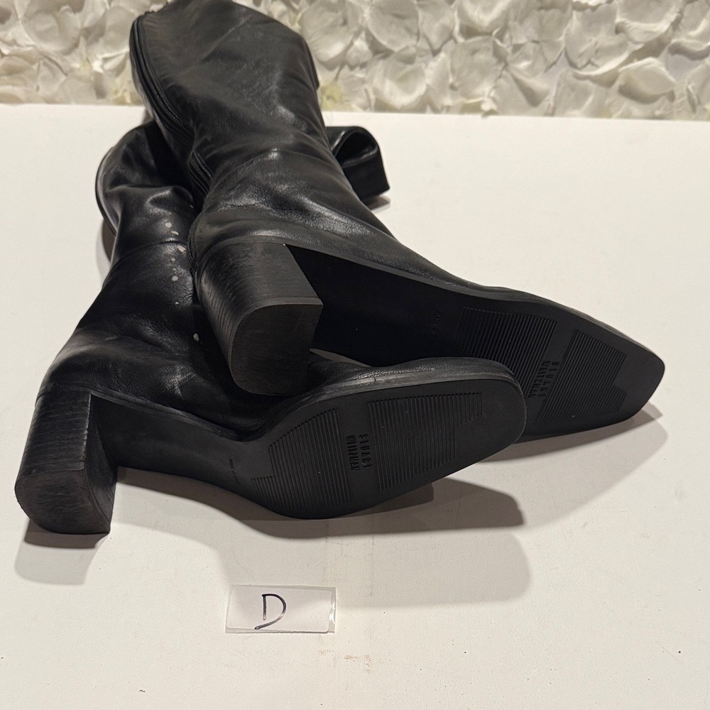 Stuart Weitzman Black Under the Knee Boots - Picture 3 of 7